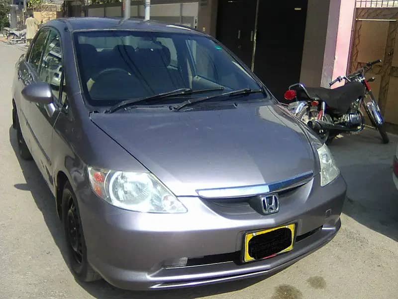 HONDA CITY VARIO 2004 AUTOMATIC STONE SILVER COLOUR BEHTREEN CONDITIO 16