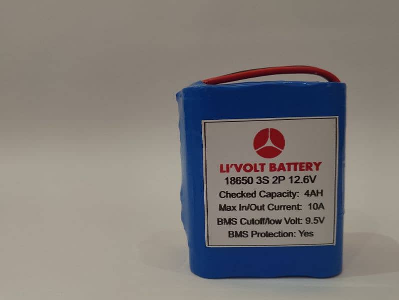 12v Lithium battery available costumized battery available 3