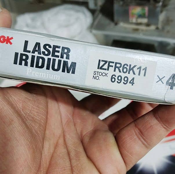 reborn laser sparkplugs 100% japan NGK not qabli. . . 1