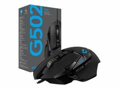 Logitech G502 hero wired gaming mouse Box open only not used