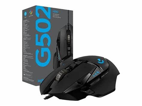 Logitech G502 hero wired gaming mouse Box open only not used 0