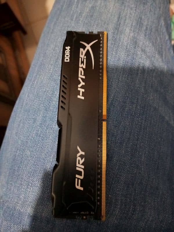 Core I3 7 gen processor and HyperX Fury DDR4 Ram 3