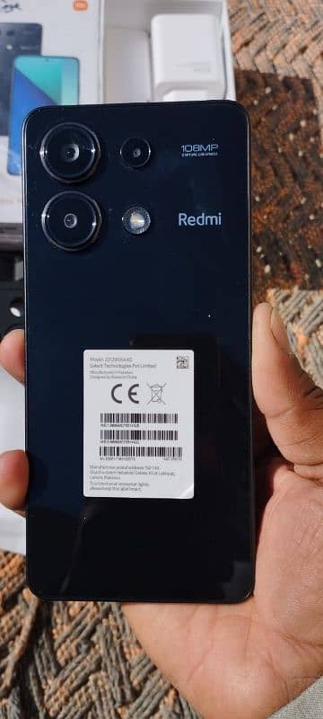 radmi note 13 full box contact 03086333164 3