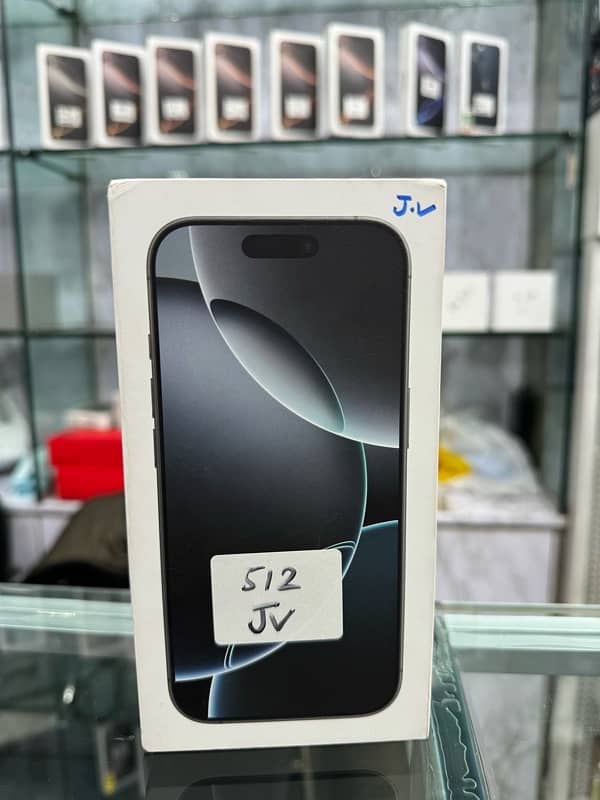 IPHONE 16 PRO 512 GB JV WHITE BOX PACK NON ACTIVE 0