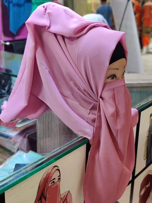 2in1 Hijab with Naqab 2