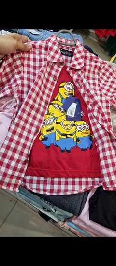 kids double shirt