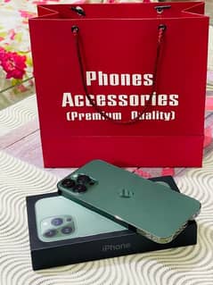 iPhone 13pro max alpine green colr 10/10 with box bh 84 fu non PTA