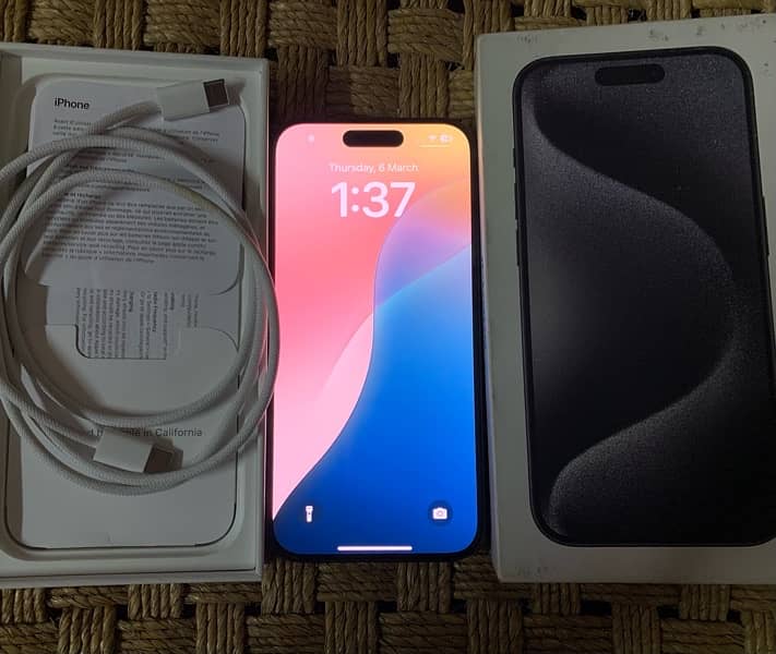 iPhone 15 Pro 128gb PTA Approved 0