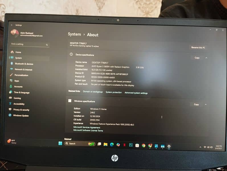 HP Pavilion Gaming 15 Laptop for urgent sale 8