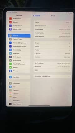 Ipad pro 11 inch 256 Gb. . .