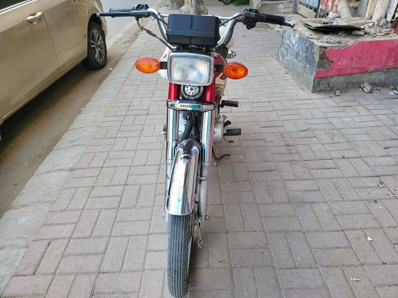 Honda cg 125 karachi nmber 2019 3