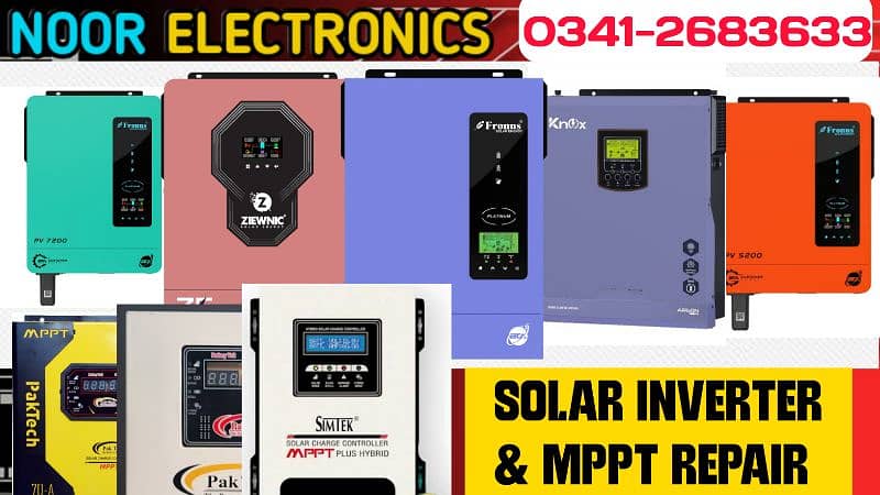 All Types Solar Inverter And MPPT Repairing 1 - 10kw (2025 New Offer) 0