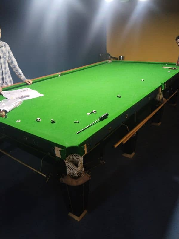 we have all types of snooker tables, Rasson, wiraka, star, shender 1