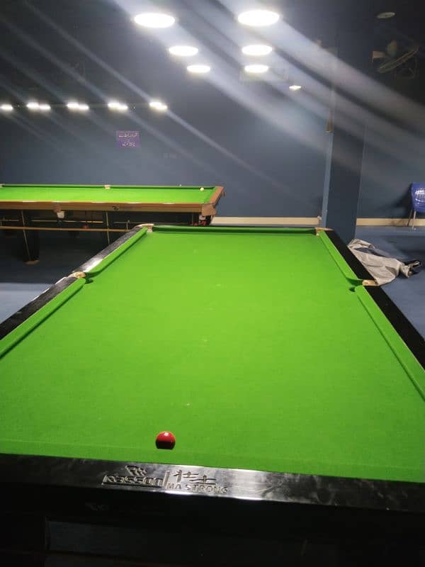 we have all types of snooker tables, Rasson, wiraka, star, shender 3