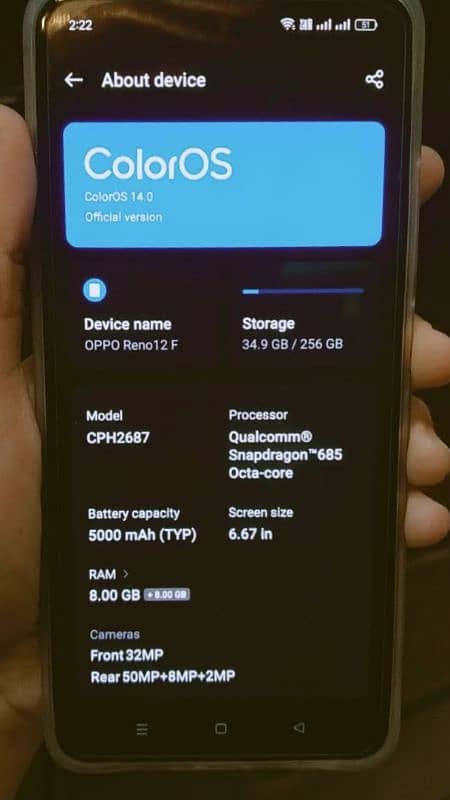 OPPO RENO 12F 4