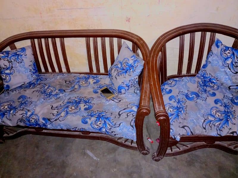 5 seater china type wooden sofa set for sale 4