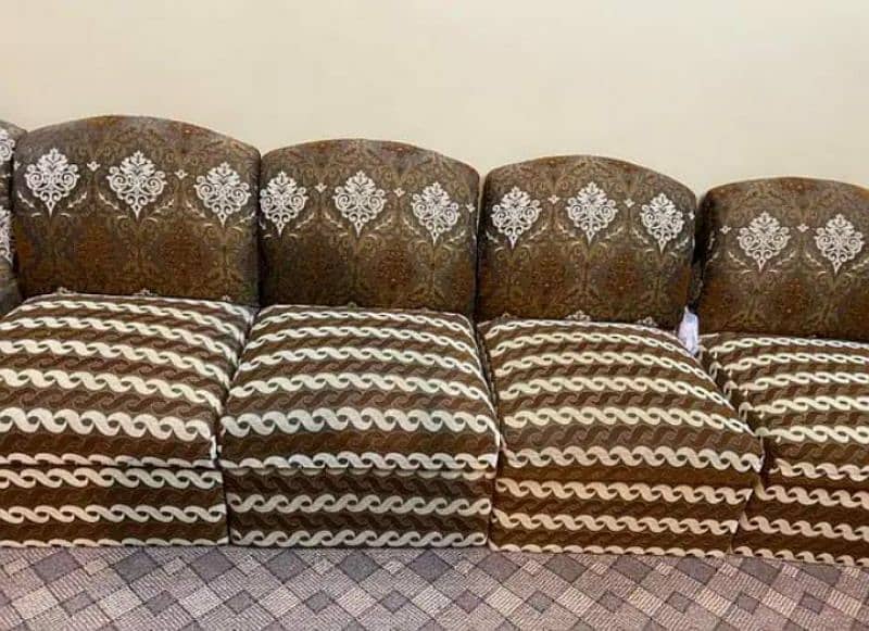 6-Seater Sofa Set for Sale – Excellent Condition 1