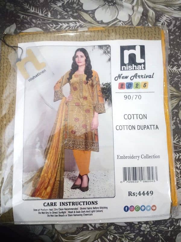 Nishad cotton 3 pcs Suit 2