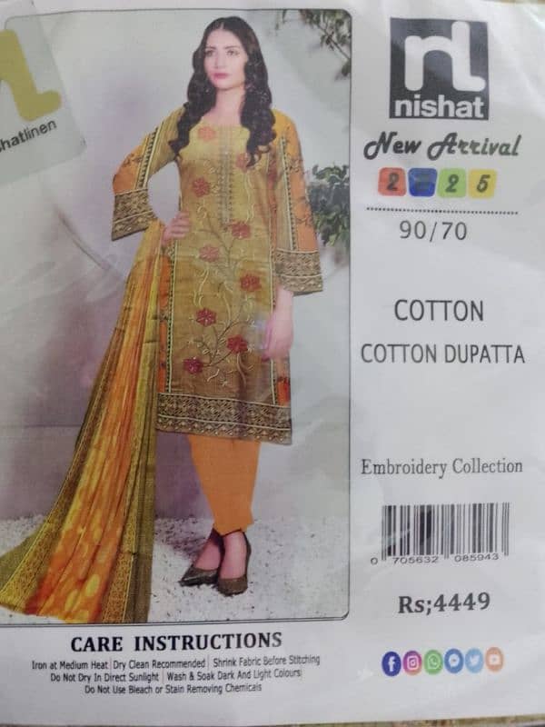 Nishad cotton 3 pcs Suit 4