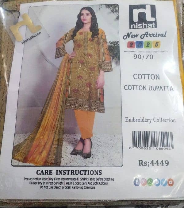 Nishad cotton 3 pcs Suit 7