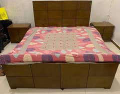 King Size Bed For Sale (Without Matress)