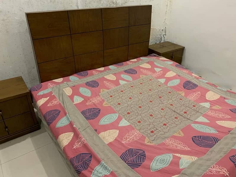 King Size Bed For Sale (Without Matress) 2