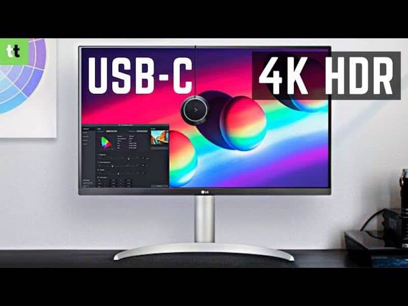 LG UltraFine 27inch 4K HDR 10bit colors USB-C Monitor 1