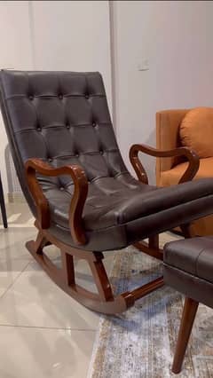 Rocking chair with ottoman