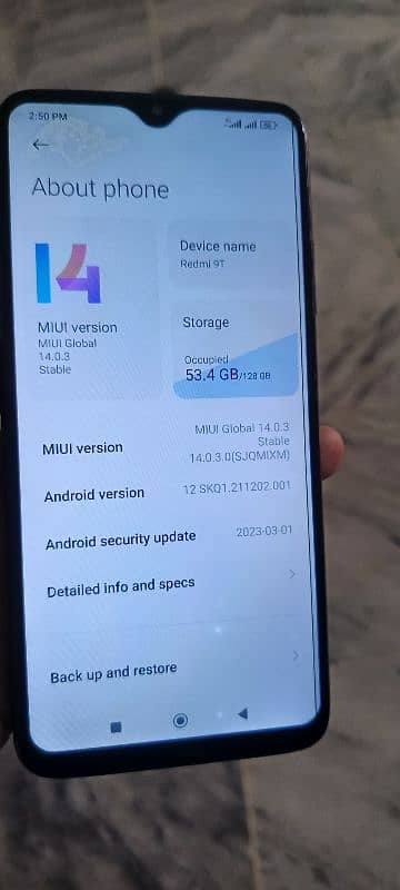 Redmi 9T 6GB+2 128GB 03177392720 0