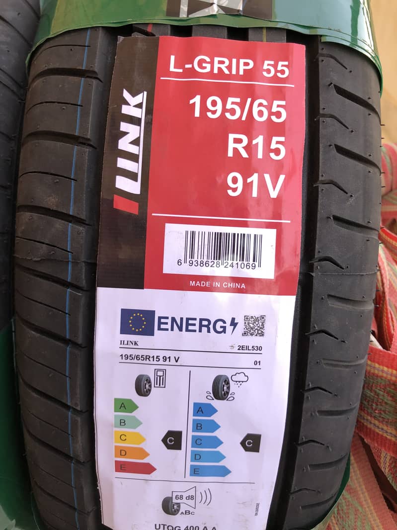 4tyres set 195/65 R15 (ILINK brand)(brand new) 2