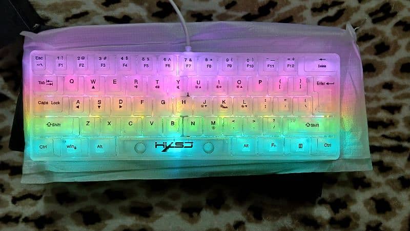 HK-SJ | 60% Keyboard | RGB Gaming Keyboard | Clear Keys 2