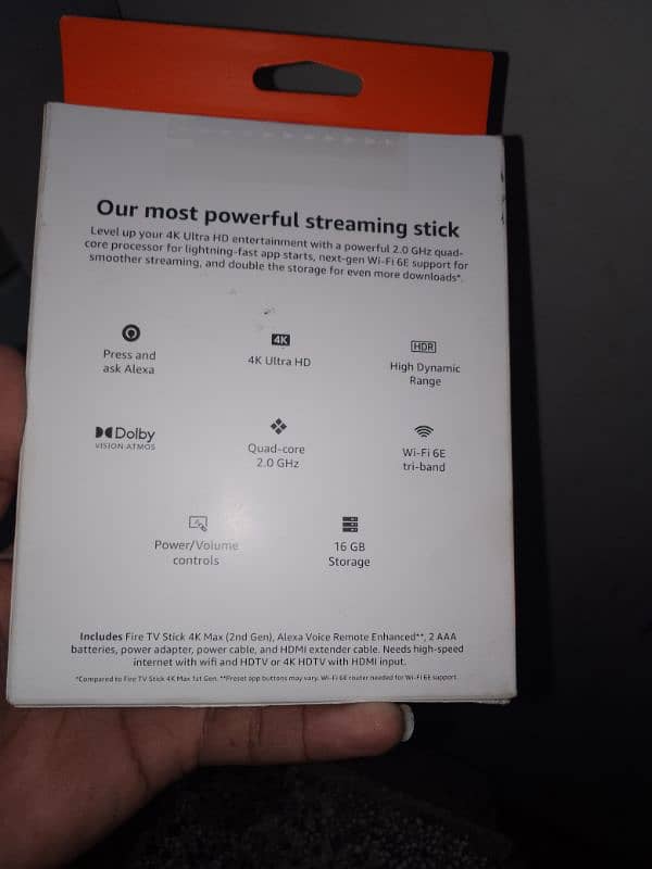 Amazon Fire Tv Stick 4k MAX 1