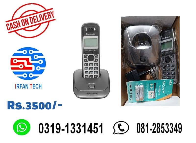 PTCL Landline Digital Cordless/Wireless Telephone with Answer Machine. 4