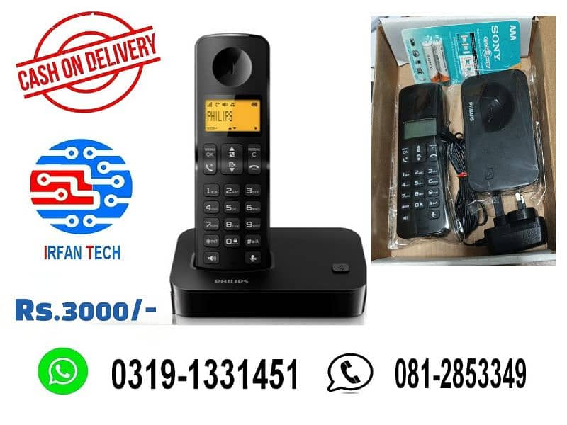 PTCL Landline Digital Cordless/Wireless Telephone with Answer Machine. 11