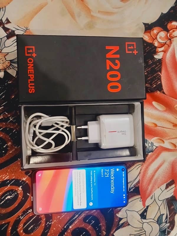 One plus N200 4/64 All Condition 10/10 Okay with box and charger 1