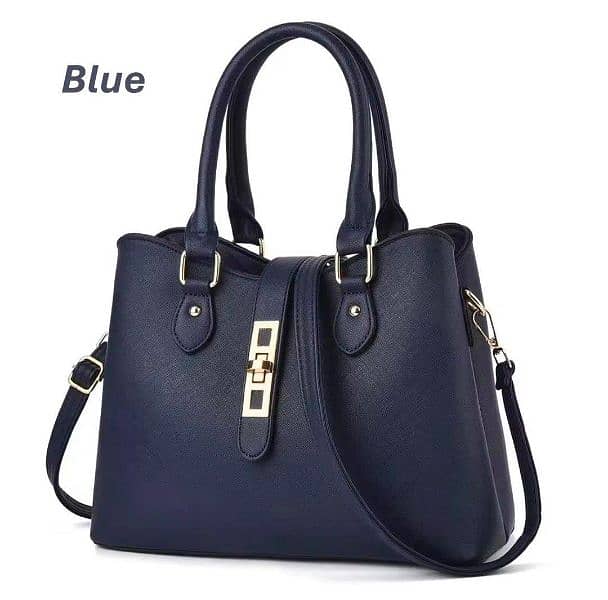 Women's Rexine Plain Hand Bags 7