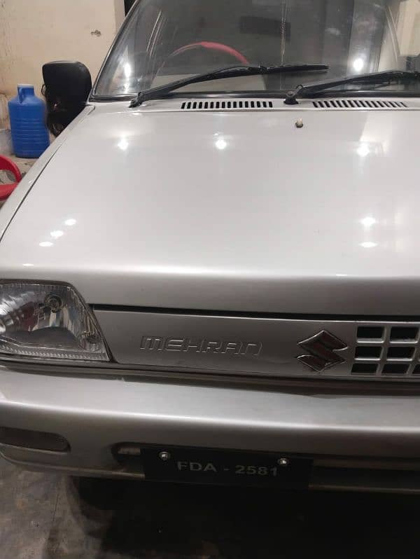 Silver Suzuki Mehran 2009 Model for Sale | Well-Maintained | For Sale 1