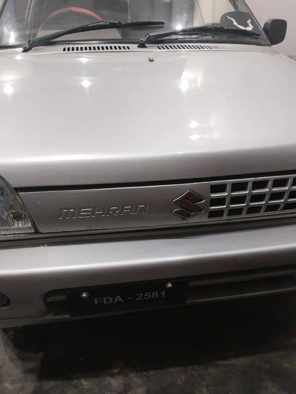 Silver Suzuki Mehran 2009 Model for Sale | Well-Maintained | For Sale 11