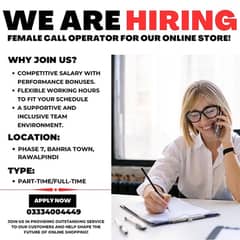 Call Opretor Jobs Available In Behria Phase 7