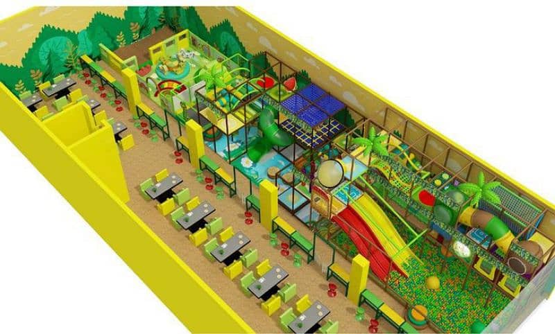 kids Slide/Swings/Kids rides/jhula/Soft play area/Indoor Swings/Kids 10