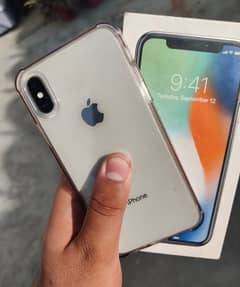 iPhone X pta approved with box 256 gb