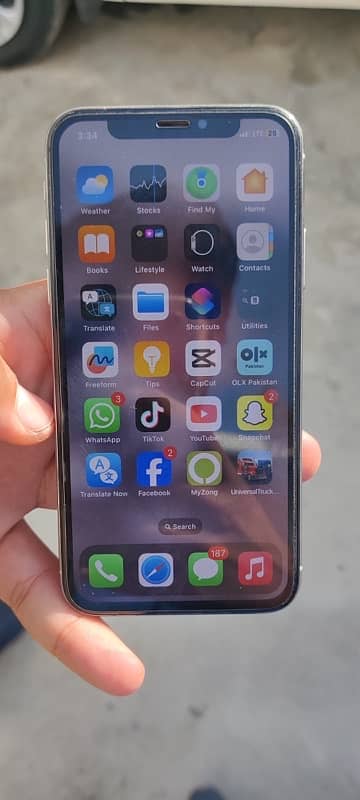 iPhone X pta approved with box 256 gb 2