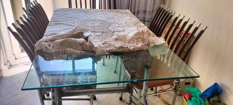 Glass Dining Table Set 0