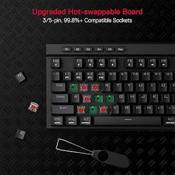 RED DRAGON RGB GAMING KEYBOARD 4