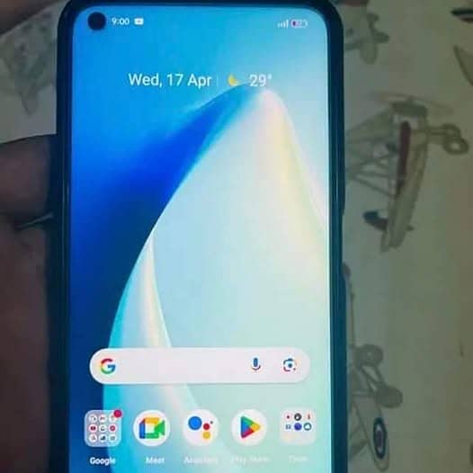 Realme 9i with box and original charger + back cover 2