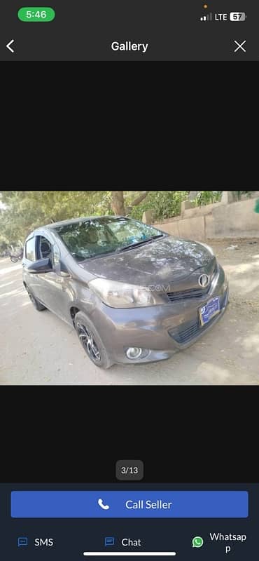 Toyota Vitz 2011 /2015 2