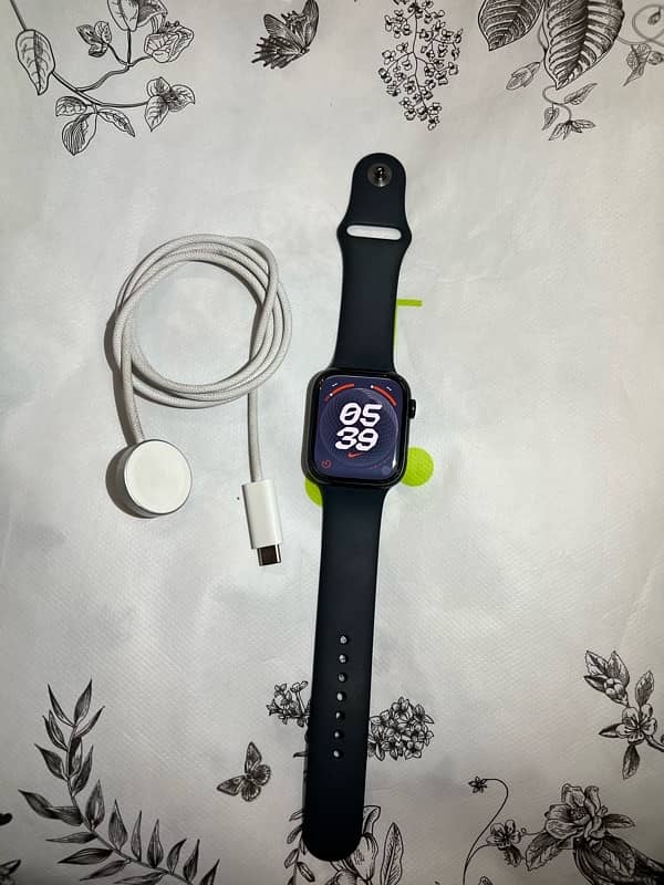 Apple Watch Series 9 45 mm gps Midnight Aluminium Midnight Sport Band 0