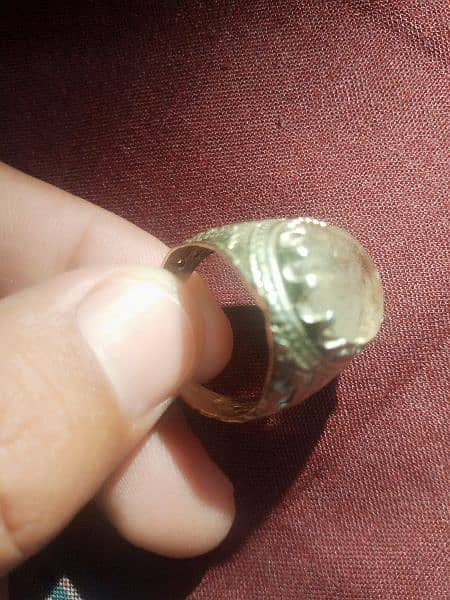 Chandi ring with stone moe najaf 3