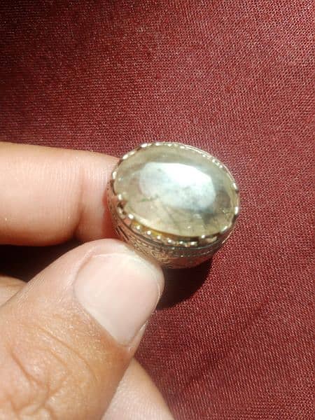 Chandi ring with stone moe najaf 4