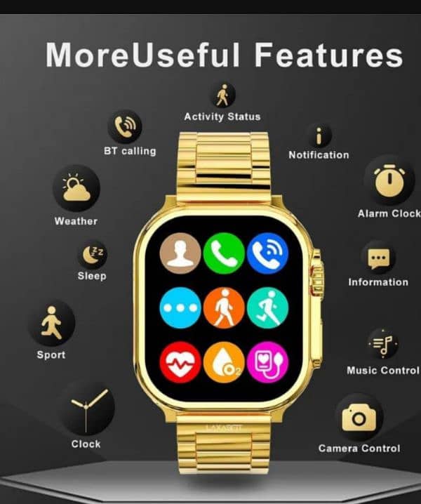 Ultra Golden smart  Watch. 1